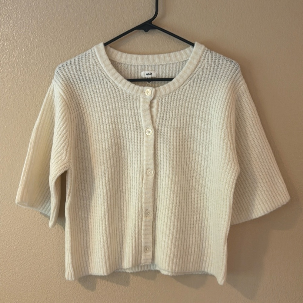 NWT Aerie short sleeve button up cardigan size XS